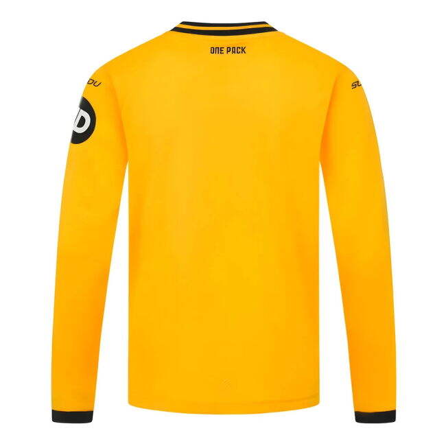 2024-2025 Wolves Long Sleeve Home Shirt (Kids) | Comfortable