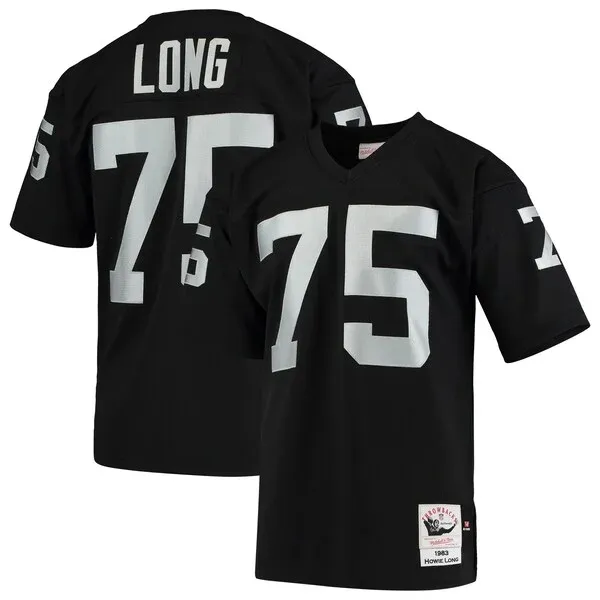 None Howie Long  Jersey - Black | NFL Player Jersey | NFL Football