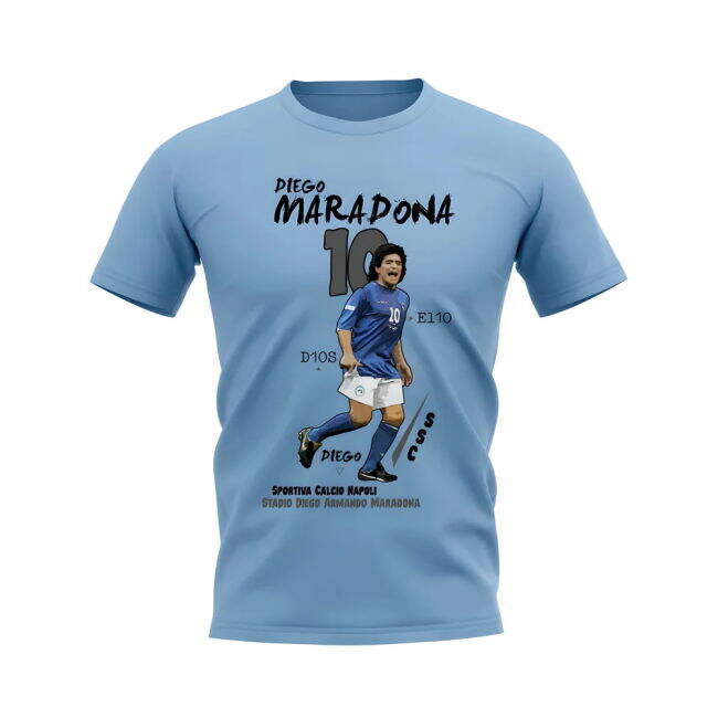 Diego Maradona Napoli Graphic official style T-Shirt (Men