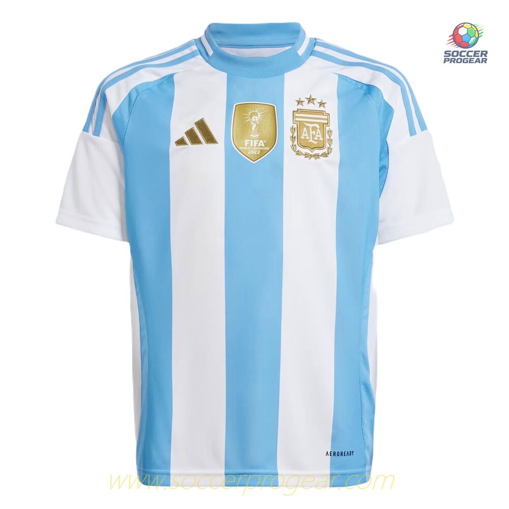 Argentina Home Kids' Jersey Set Team Jersey 2024-2025 Season
