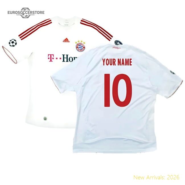 Bayern Munich 2008-09 Change Jersey ((very Good) Xxl) (your Name)