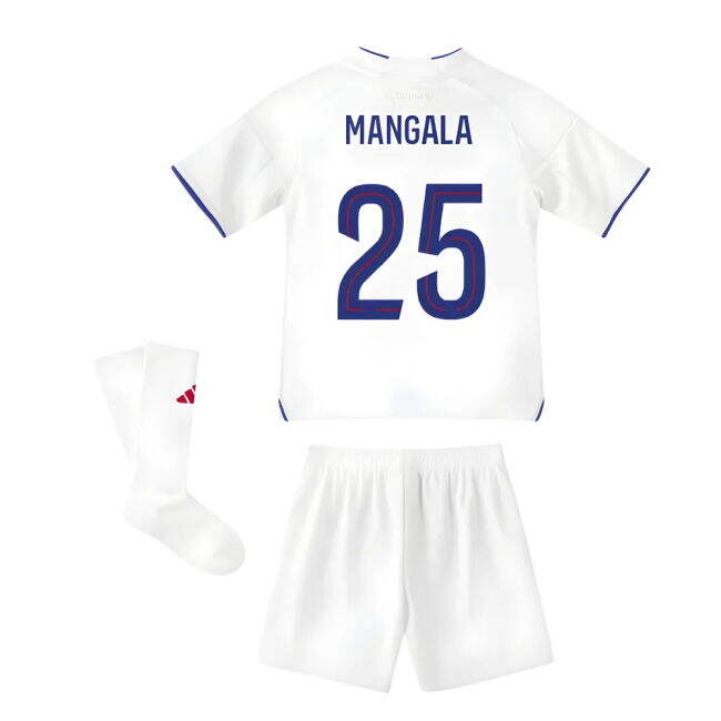Premium Quality True Lyon Olympique Lyon Home Mini Kit Mangala #25...