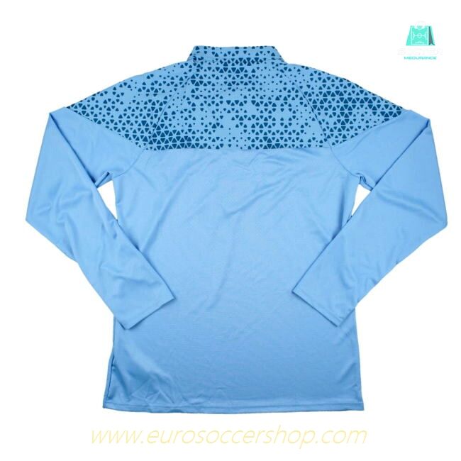 2023-2024 Man City Training Half Zip Top Pro (Light Blue)