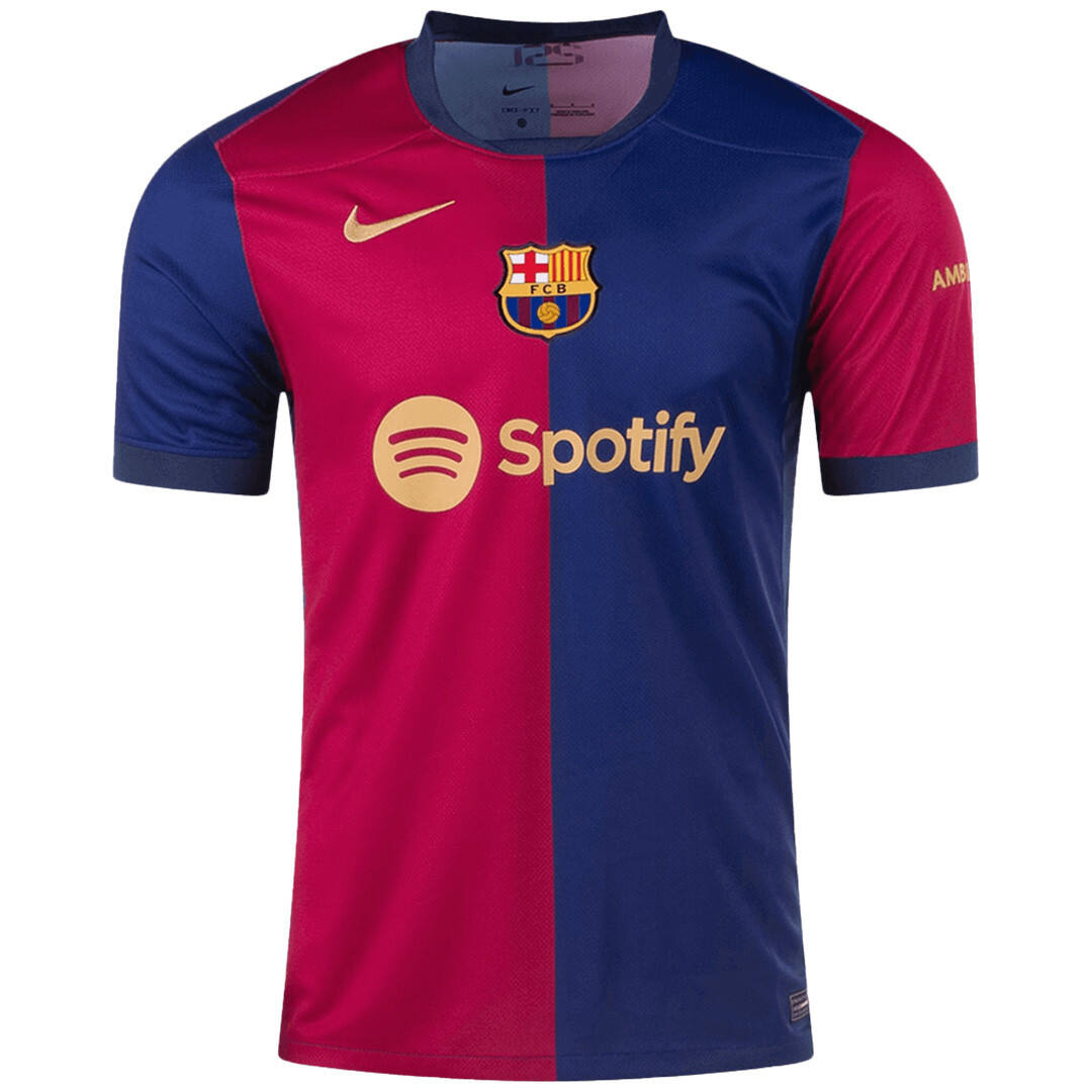 Moisture Wicking Barca Barcelona 2425 Home Shirt GAVI 6