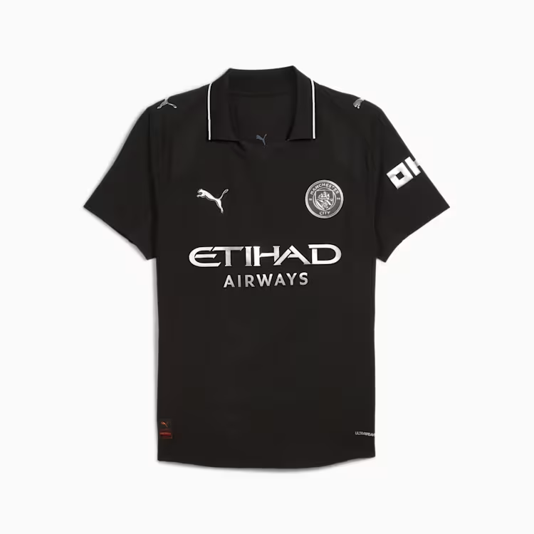Manchester City Away Black Shirt 2526 - Official Replica 21939