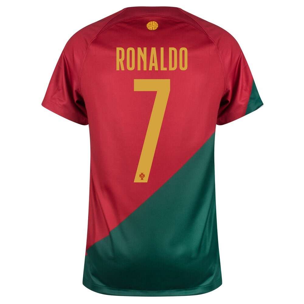 PORTUGAL Player Version CHILDREN'S JERSEY HOME WORLD CUP 2022 RONALDO
