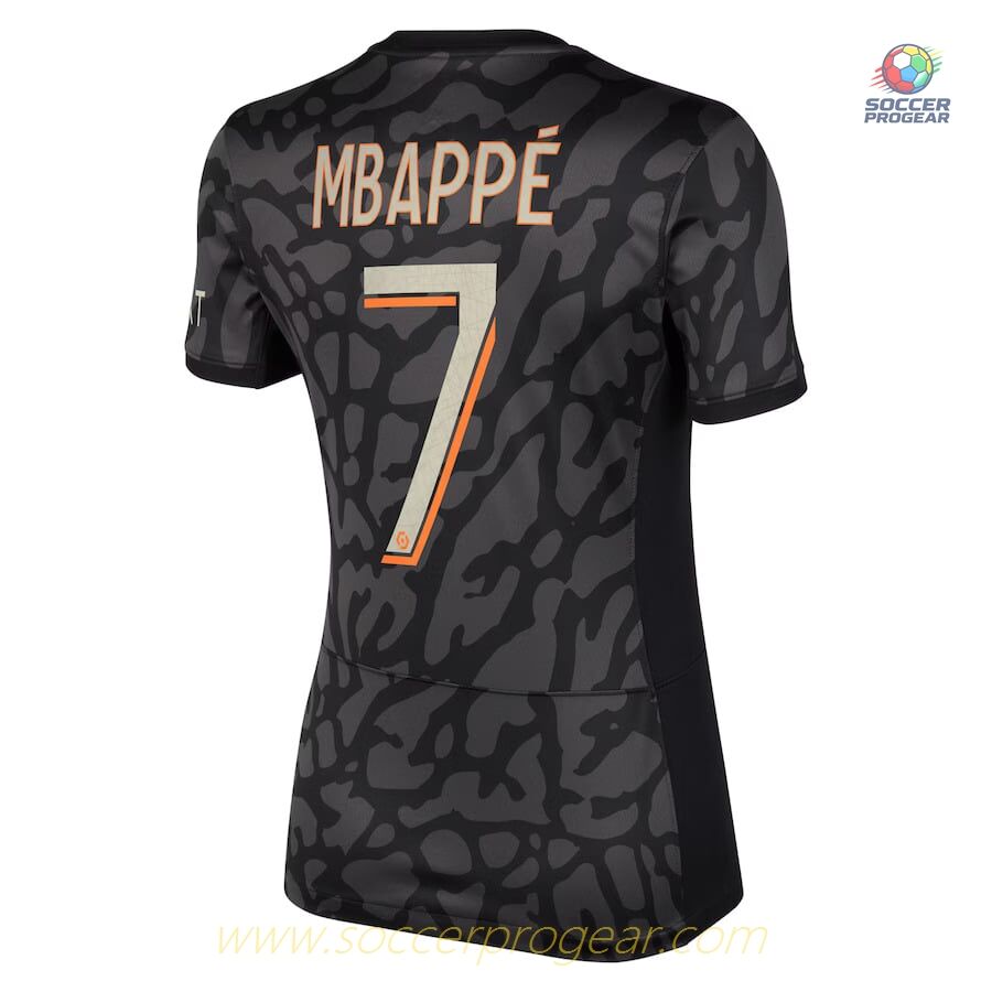 PSG Third Football Jersey 2023 2024 Women's Edition Mbappe