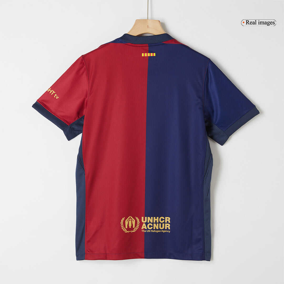 Barcelona Home Soccer Jersey 2024/25-Spotify Logo Without TextAuthenti