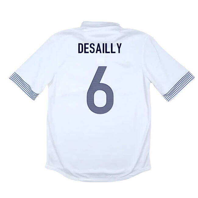 Cost-effective France 2012-13 Away Shirt ((Good) M) (DESAILLY 6) Good Quality