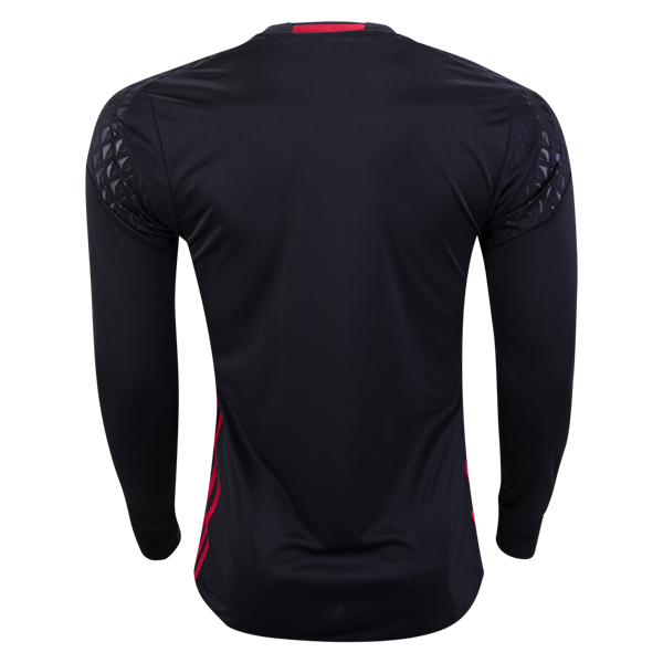 Manchester United Black Goalkeeper 2016-17 LS Soccer Jersey Shirt -