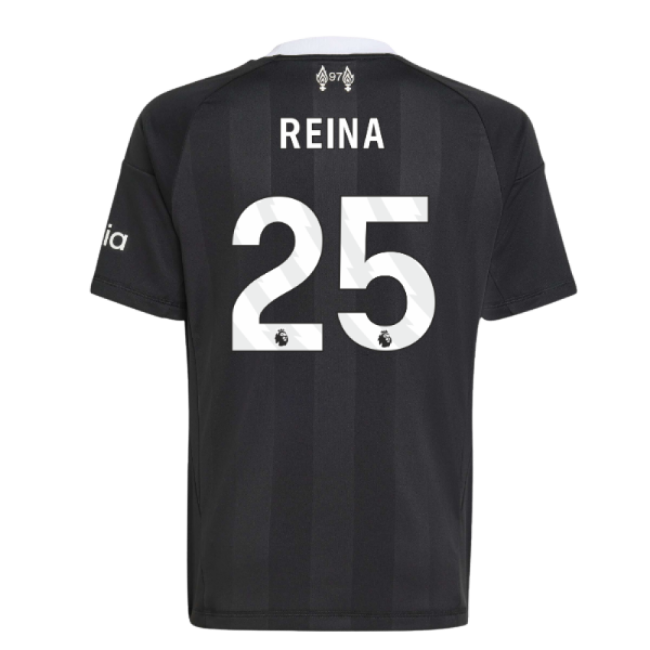 Kids Reina 25 Liverpool Football Club Fashionable Third Team Kit