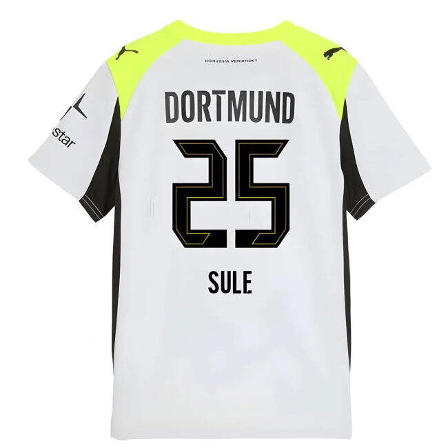 Dortmund Borussia Dortmund Away Shirt Kids Sule #25 Superior Craft...