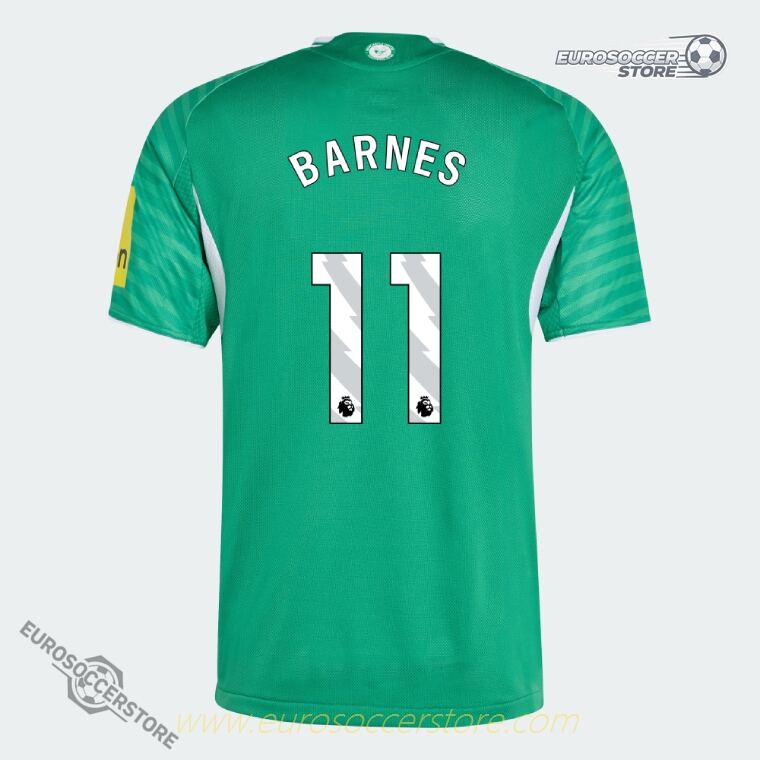 Newcastle United 25-26 Away BARNES 11 Football Jersey (Player Version)