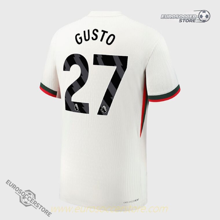 Chelsea 25-26 Away Jersey GUSTO 27 (Player Version)