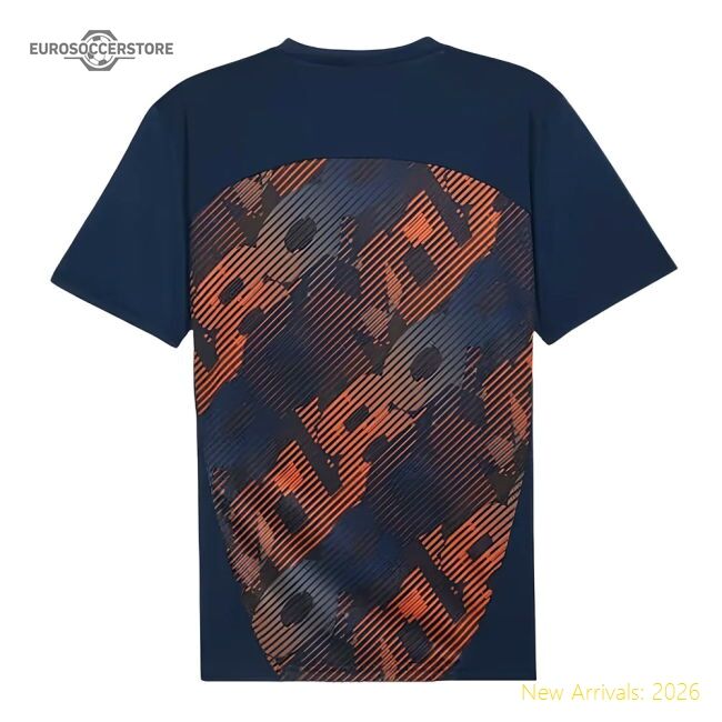 Official 2024-2025 Marseille Pre-Match Shirt (Club Navy)