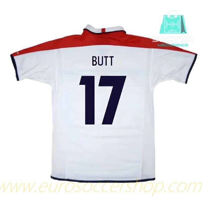 England National Team Home Jersey (Butt 17)