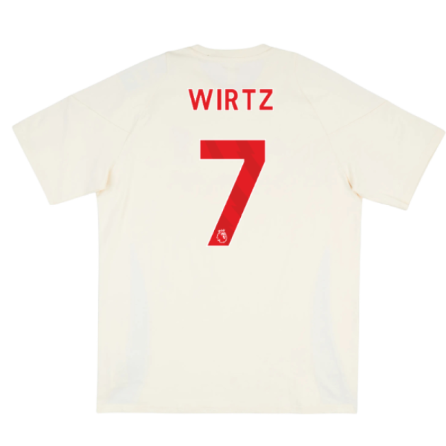Passionate Liverpool Liverpool Training Tee White Wirtz #7 Elite P...