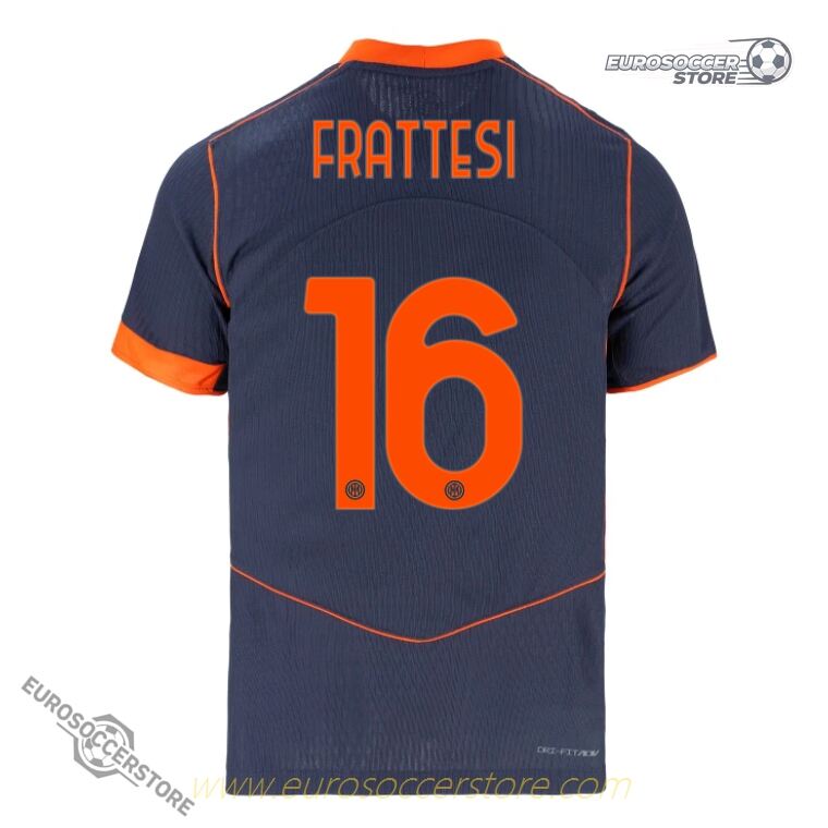 25-26 Inter Milan Third FRATTESI 16 Football Jersey (Player Version)