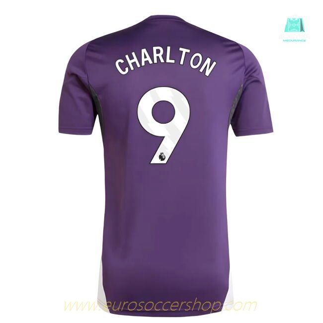 2025-2026 Man Utd Training Jersey (Aurora Plum) (Charlton 9)