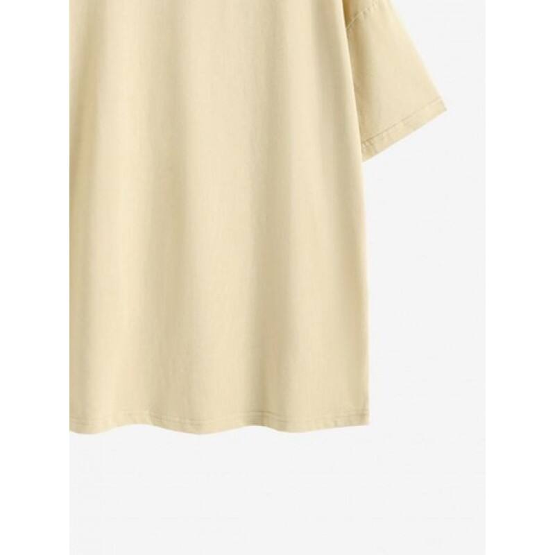 Article Lettering Graphic Oversized T-shirt NV0047