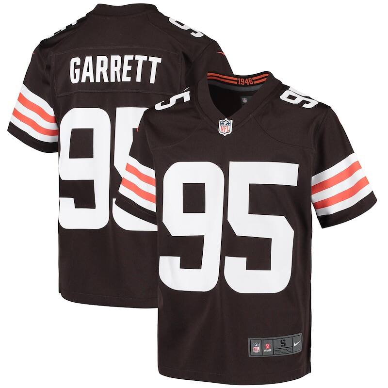 None Myles Garrett Cleveland Browns Bold Game Jersey for NFL Fans