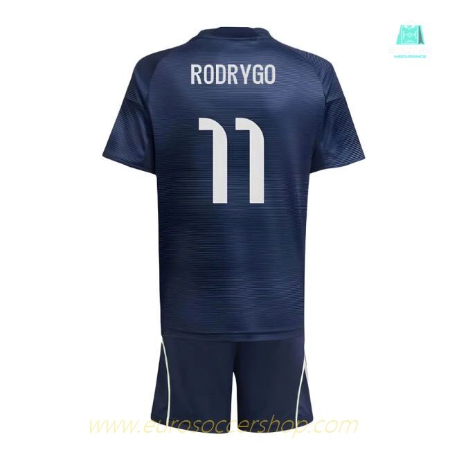 2025-2026 Real Madrid Away Youth Kit (Rodrygo 11)