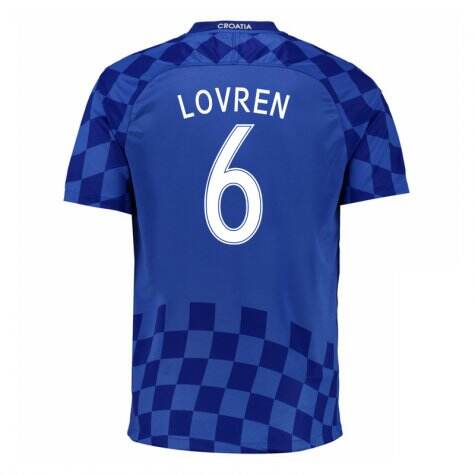 Croatia Away 2016 Lovren 6 Soccer Jersey Shirt - Official Replica