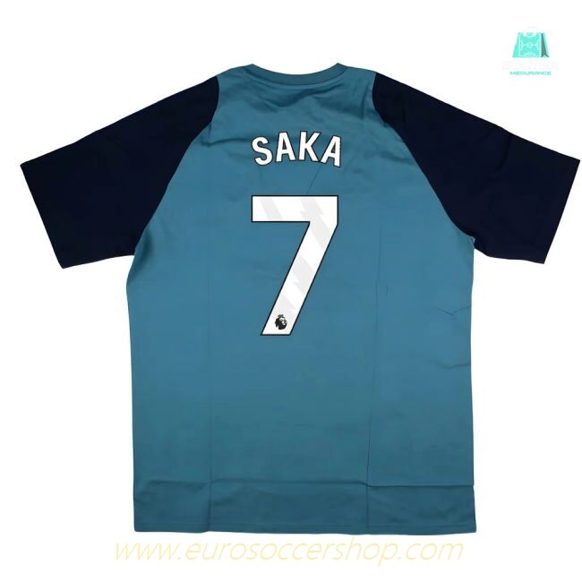 2025-2026 Arsenal Training Tee (Blanch Blue) (Saka 7)