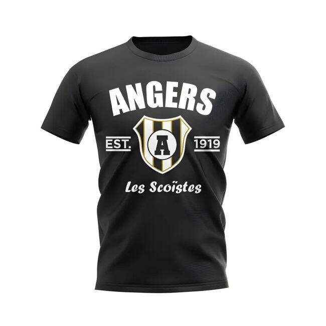 Angers Established Football T-Shirt (Black)