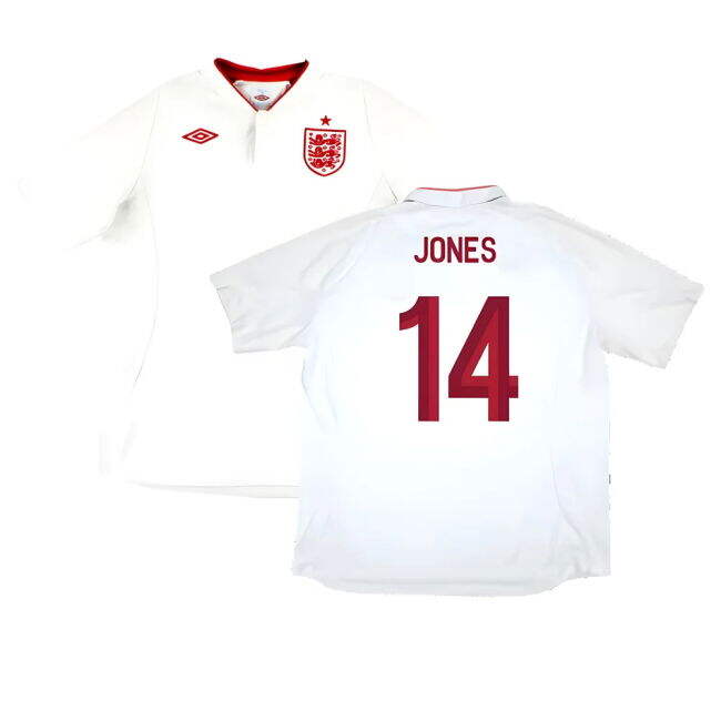England 2012-13 Home Shirt (Good) (Jones 14)