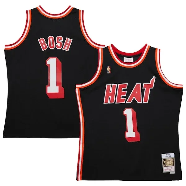 Chris Bosh MIA Swingman Jersey - classic Basketball - Black game-day