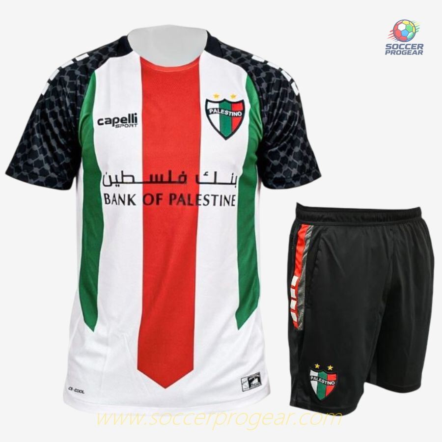 Palestine Home Football Shirt Kids CL 2025 Season 2026