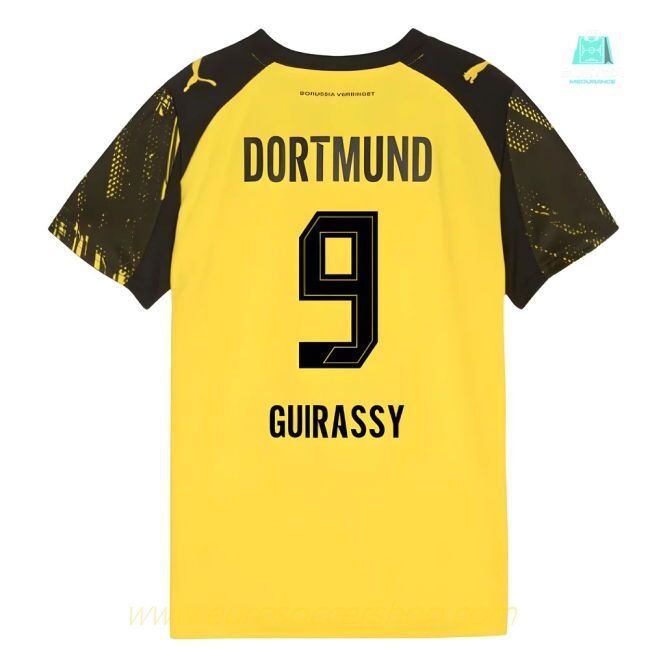2025-2026 Borussia Dortmund Home Shirt (Kids) (Guirassy 9)