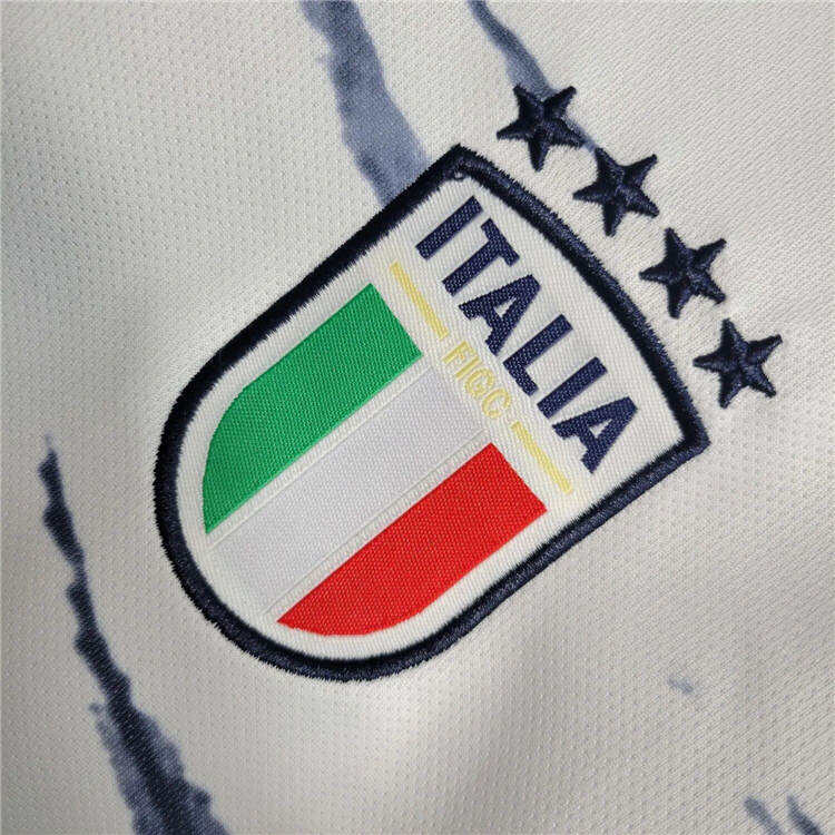 Kids Italy 2023 Away White Football Kit ShirtShorts - Official