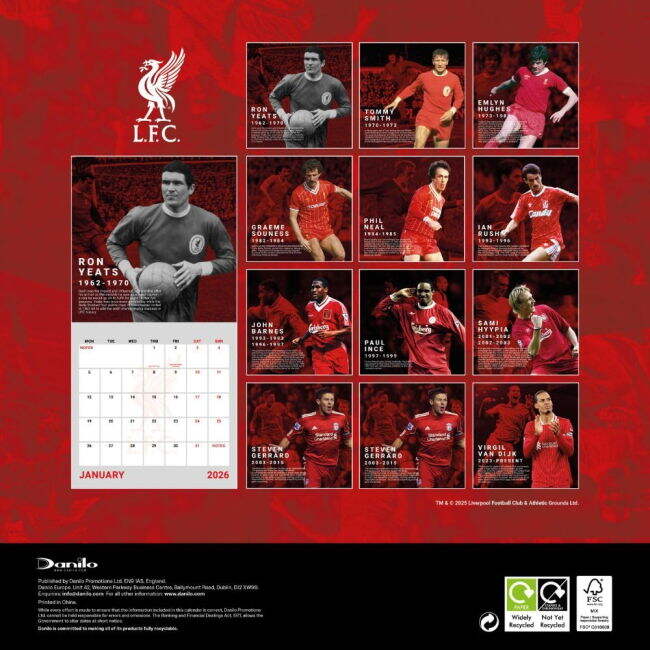 2024-25 Liverpool Authentic Home Soccer Jersey Diary Musical Gift B...