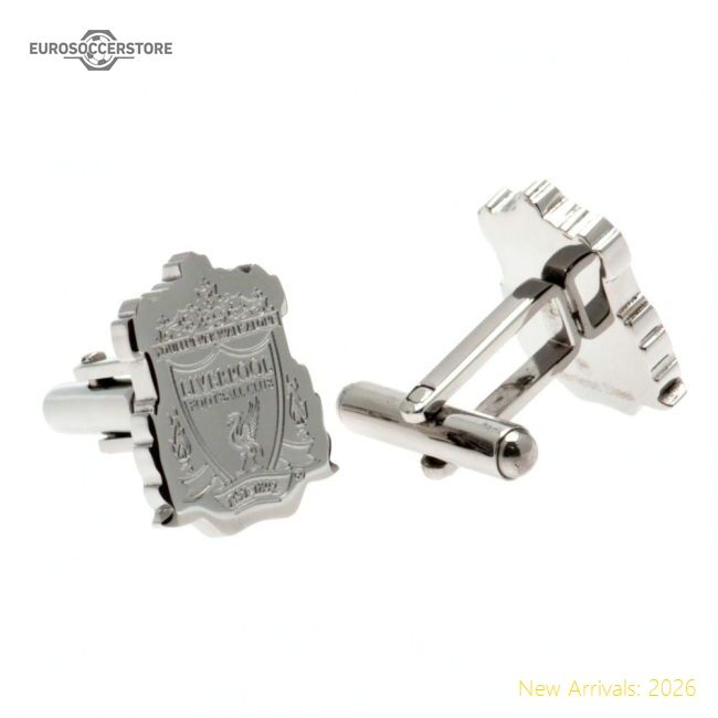 Authentic Liverpool Fc Stainless Steel Formed Crest Cufflinks