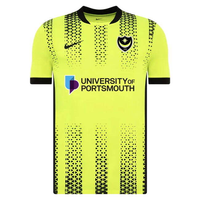 Durable 2025-2026 Portsmouth Third With Vintage Design - Midfield