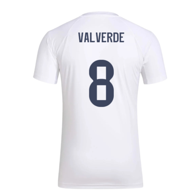 Real Madrid Spanish Football Valverde Home Premium Jersey Puma Drycell