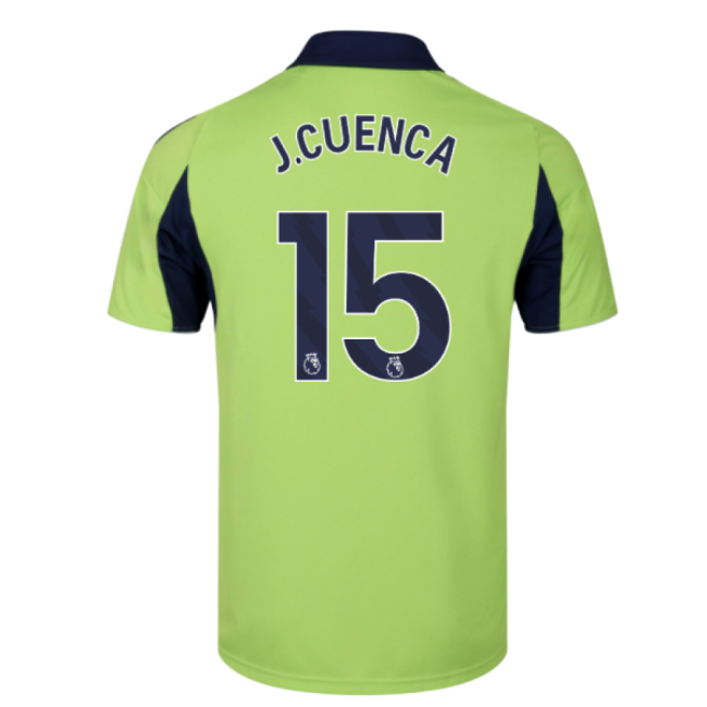 Fulham Official Away Football Shirt 2025-20 Season Cuenca 15 L M S