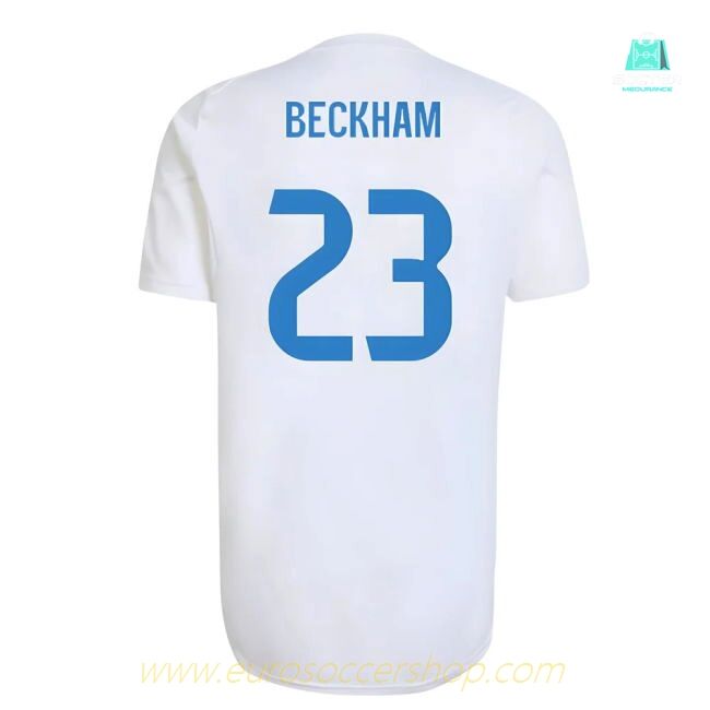 2025-2026 Real Madrid EU Training Jersey (White) (Beckham 23)
