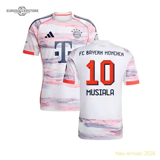 2025-2026 Bayern Munich Road Jersey (musiala 10) - Supporter Edition