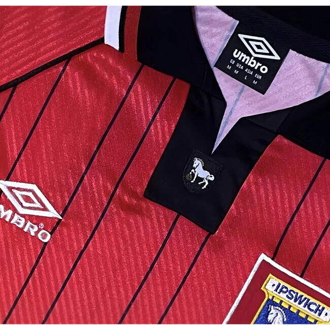 Official 1993-1995 Ipswich Town Away Retro Shirt Match Jersey