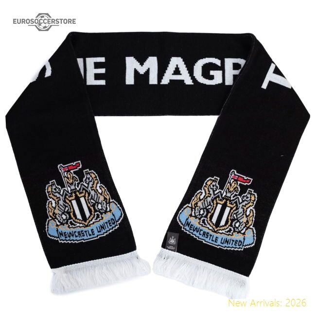 Official Newcastle United Fc Magpies Scarf - Premium Quality Baby