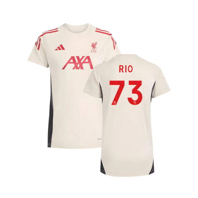 2025-2026 Liverpool Training Jersey (White) - Womens (Rio 73)