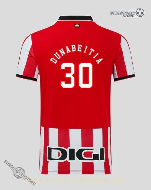 Athletic Club's 25-26 Season Home Jersey, featuring DUÑABEITIA and the number 30.
