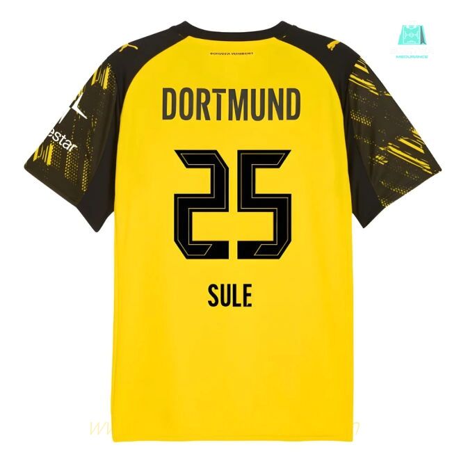 2025-2026 Borussia Dortmund Warm Up Jersey (Yellow) (Sule 25)