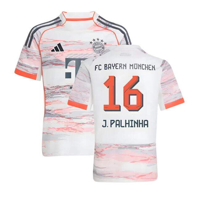 2025-2026 Bayern Munich Away Shirt (Kids) (J. Palhinha 16)