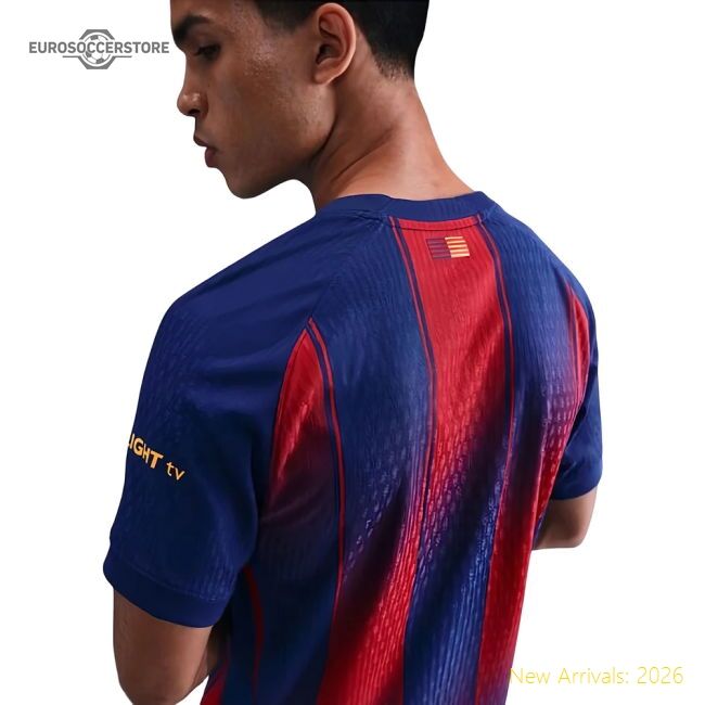 2025-2026 Barcelona Home Pro-level Jersey F.de Jong Advanced Textile