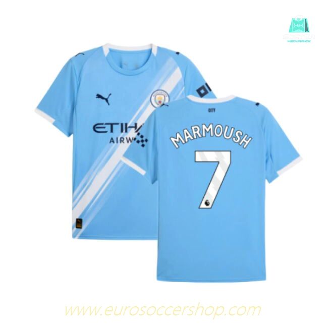 2025-2026 Man City Home Shirt (Marmoush 7)