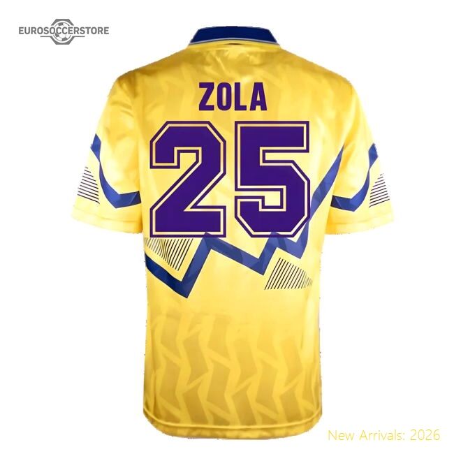 Authentic Chelsea 1990 Third Football Shirt (zola 25) - Premium